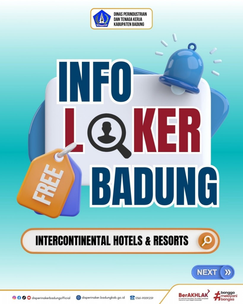 Info Loker INTERCONTINENTAL RESORT & HOTELS
